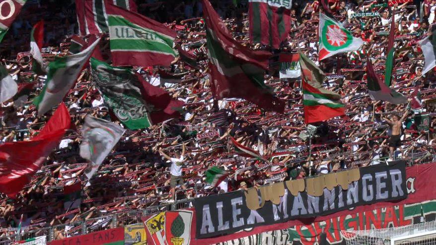Augsburg-Eintracht Francoforte 1-1: gol e highlights