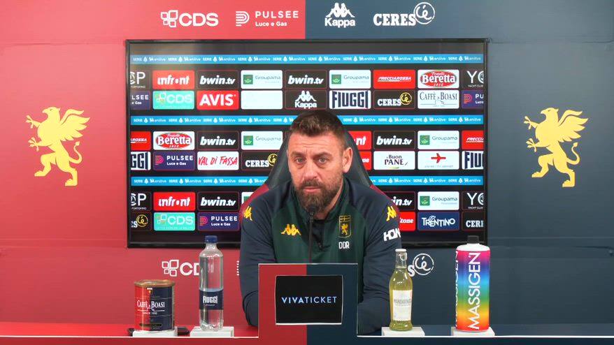 Genoa, De Rossi: "Pericoloso l'orgoglio ferito dell'Inter"
