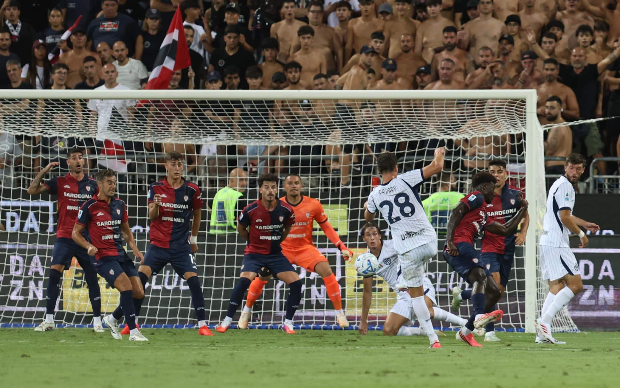 Il primo tempo di Cagliari-Inter