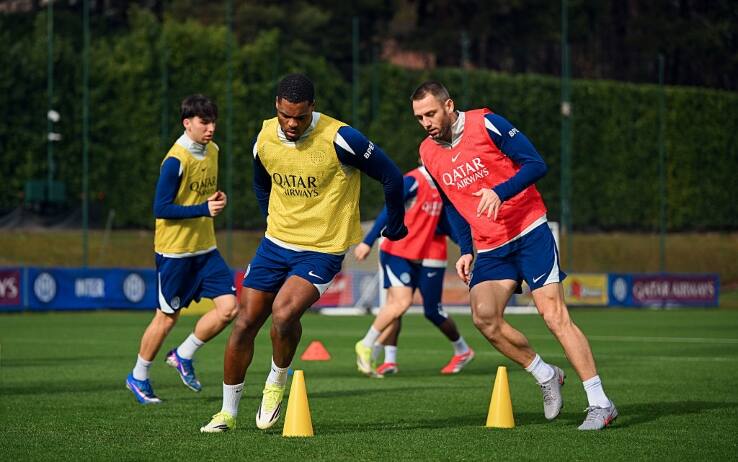 Dumfries, il rientro con l'Inter si avvicina: parte dell'allenamento coi compagni