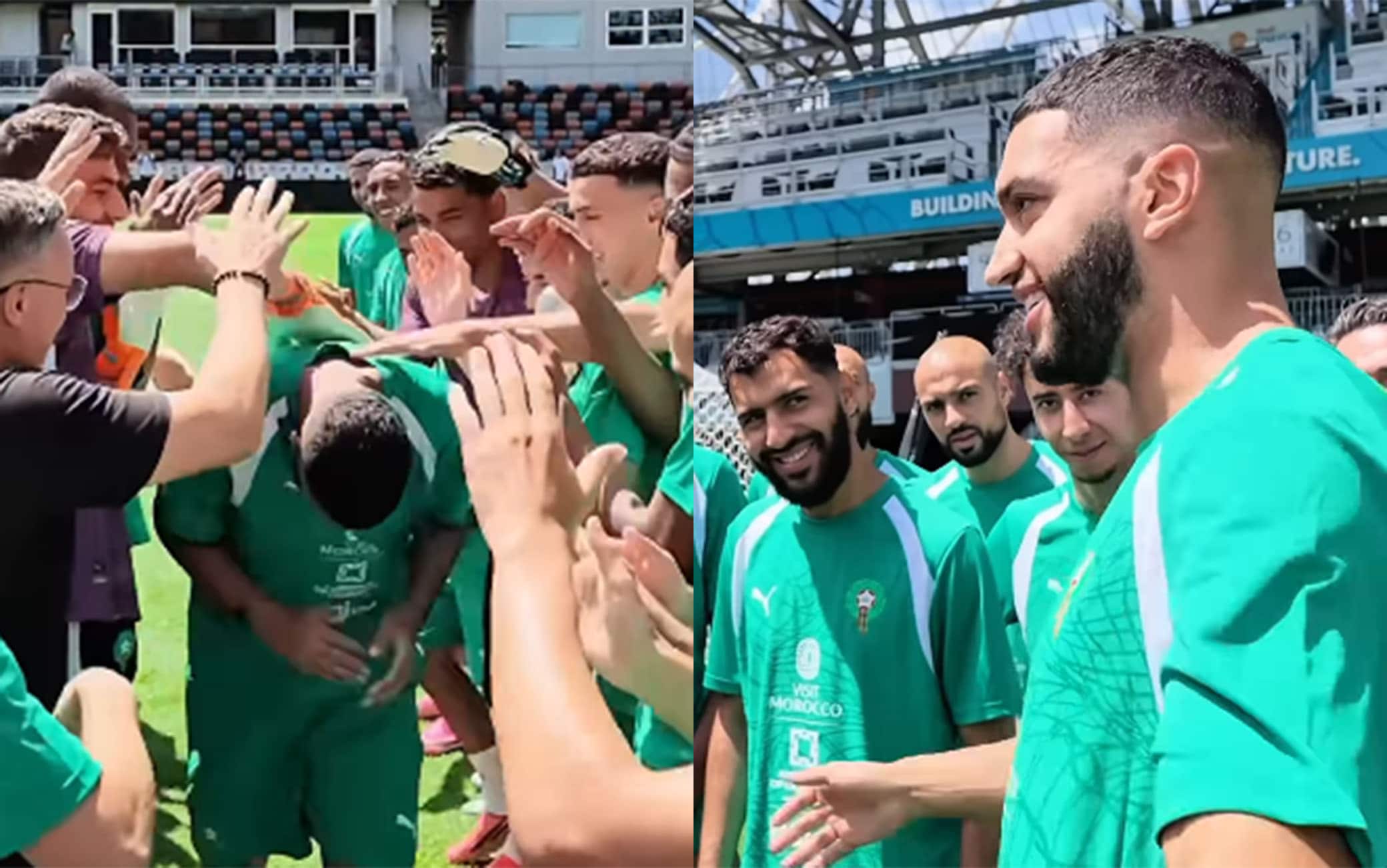 Marocco, Saibari al Bayern Monaco: la squadra lo festeggia ai Mondiali. VIDEO