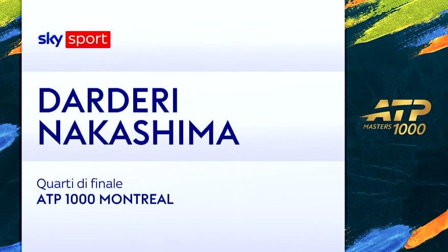 Darderi-Nakashima: highlights Atp Montreal. VIDEO