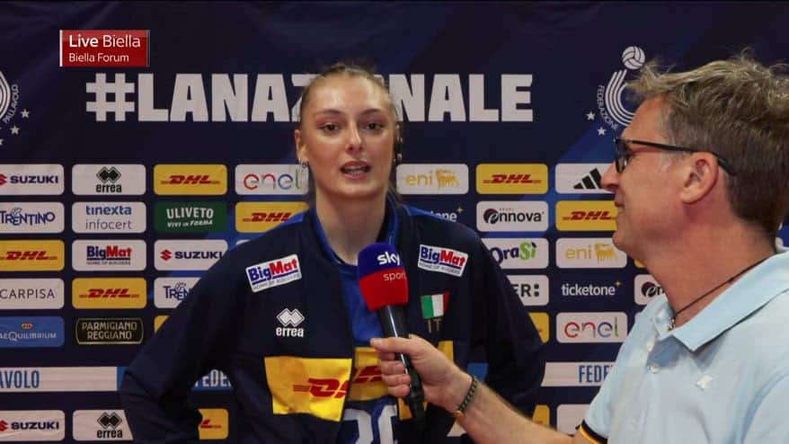 Manfredini: "Un onore essere allenata da Velasco"