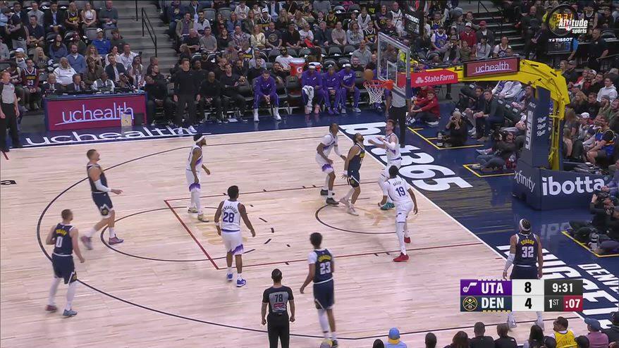 NBA, tripla doppia di Nikola Jokic contro Utah