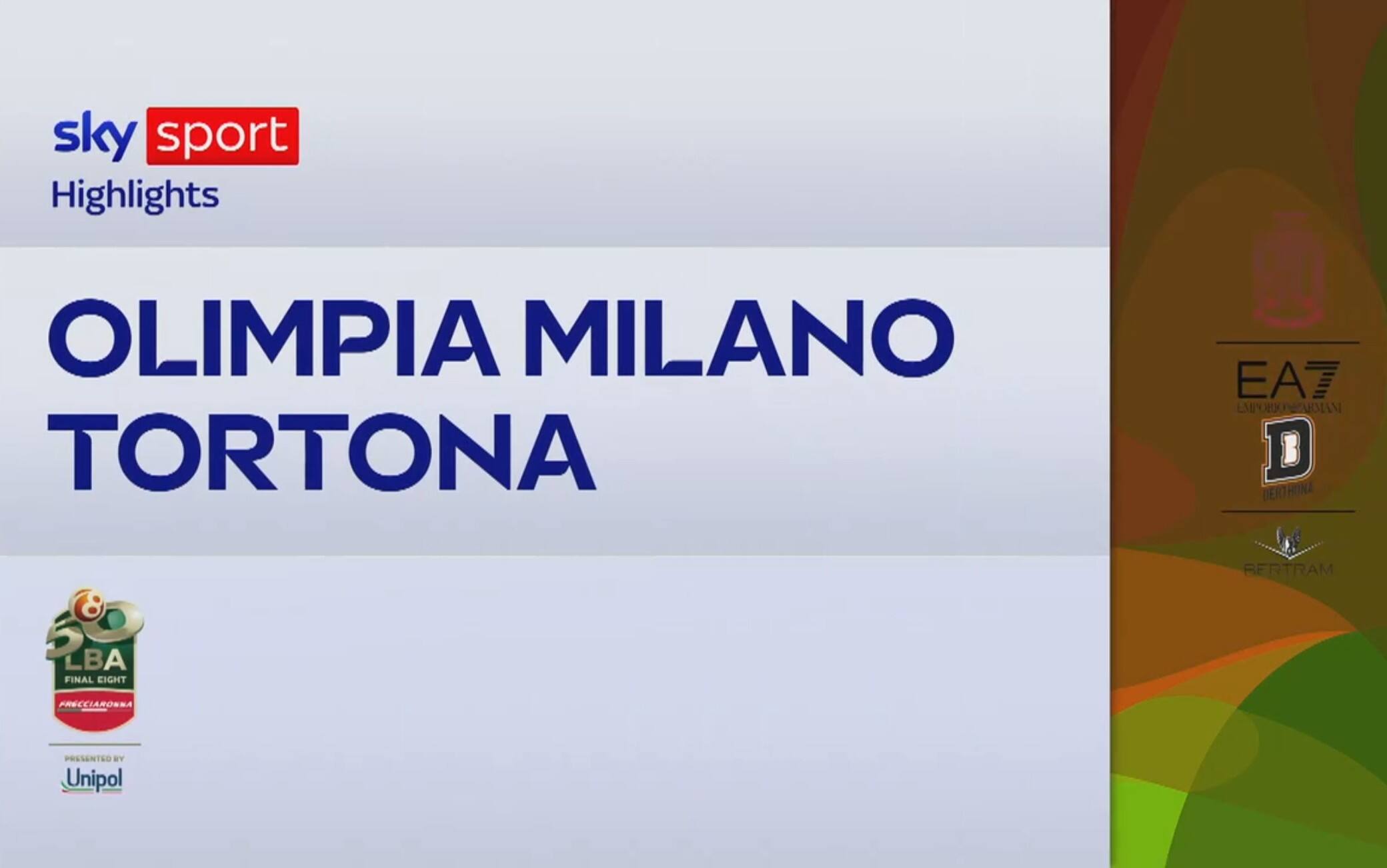Final Eight Coppa Italia, Milano-Tortona 85-77: gli highlights
