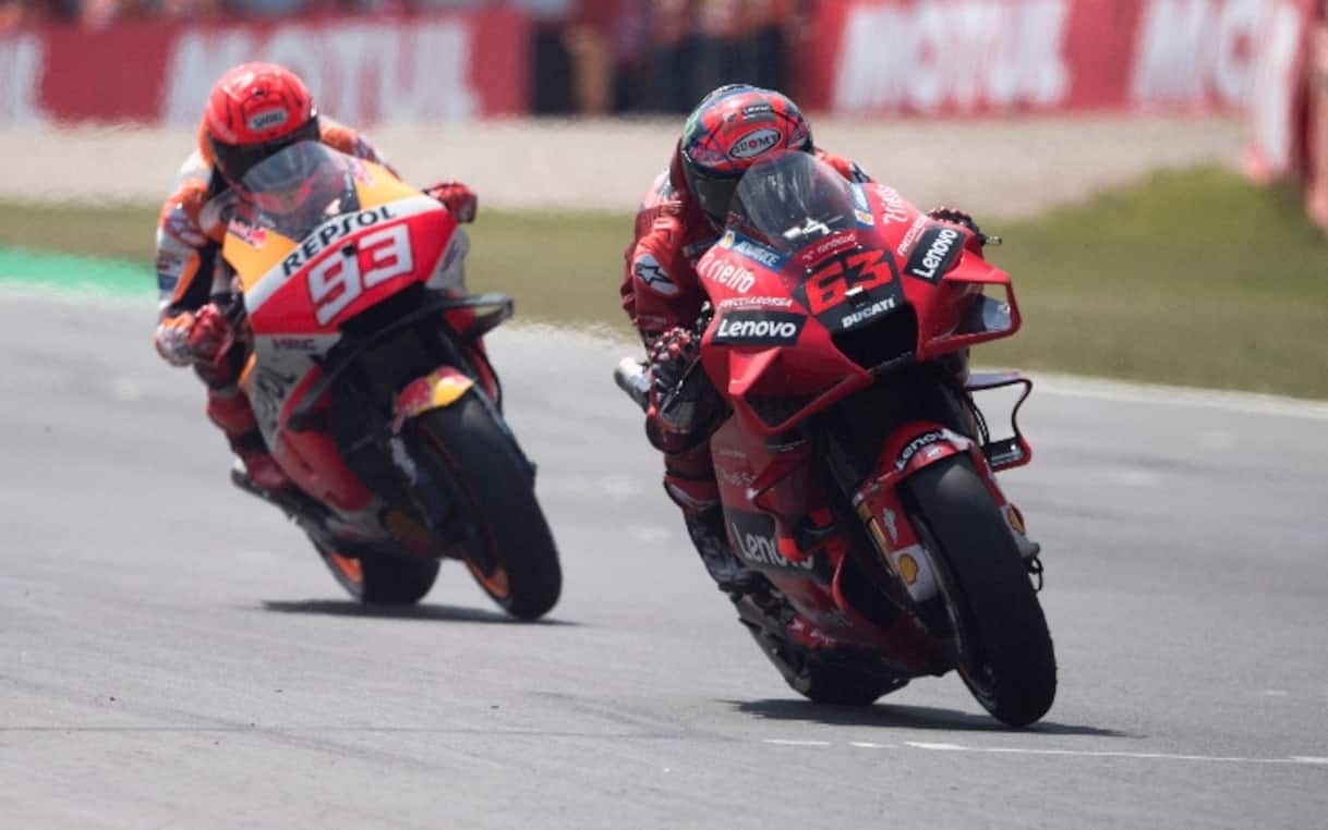 MotoGP, GP Aragon: Bagnaia contro Marquez, il duello con la telecronaca ...