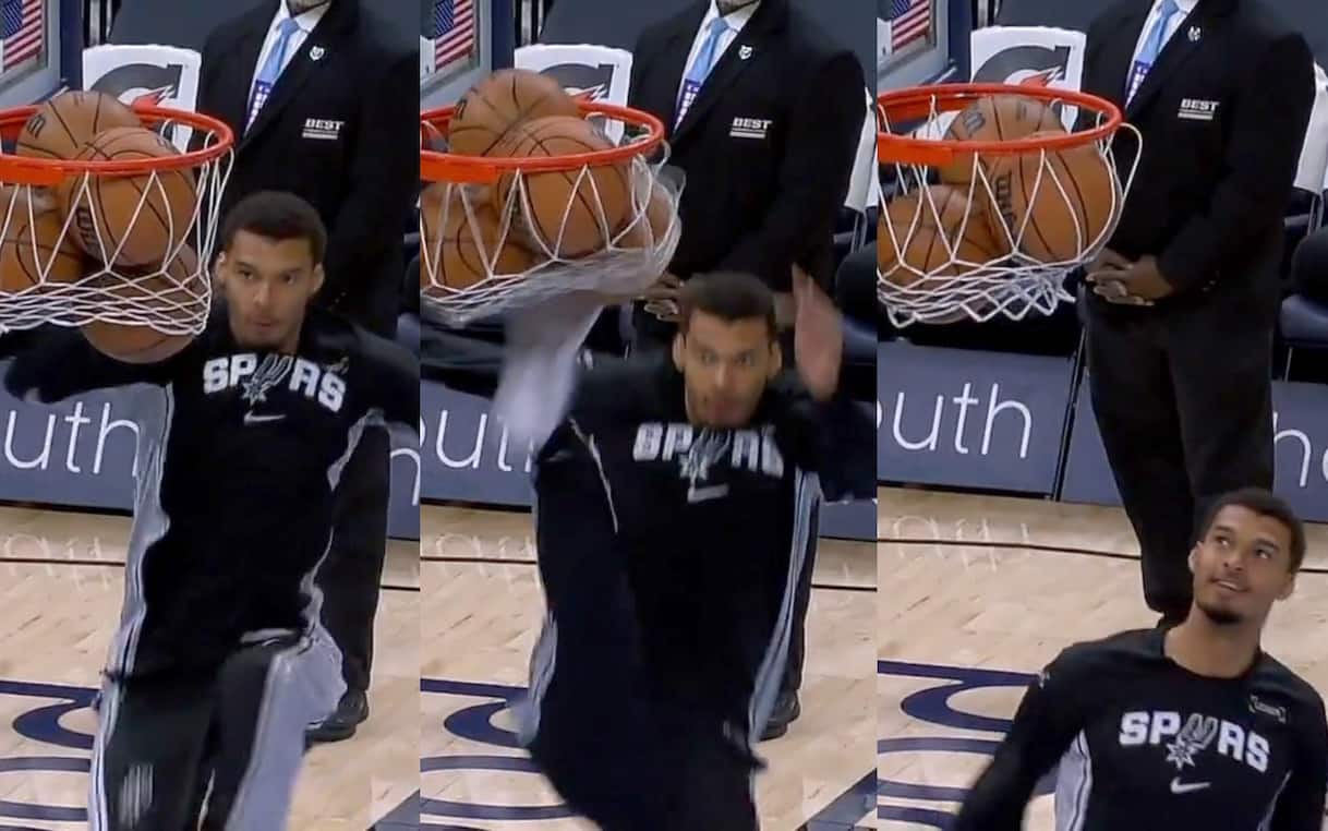 Wembanyama’s Insane Kick: Viral Video 🏀🔥