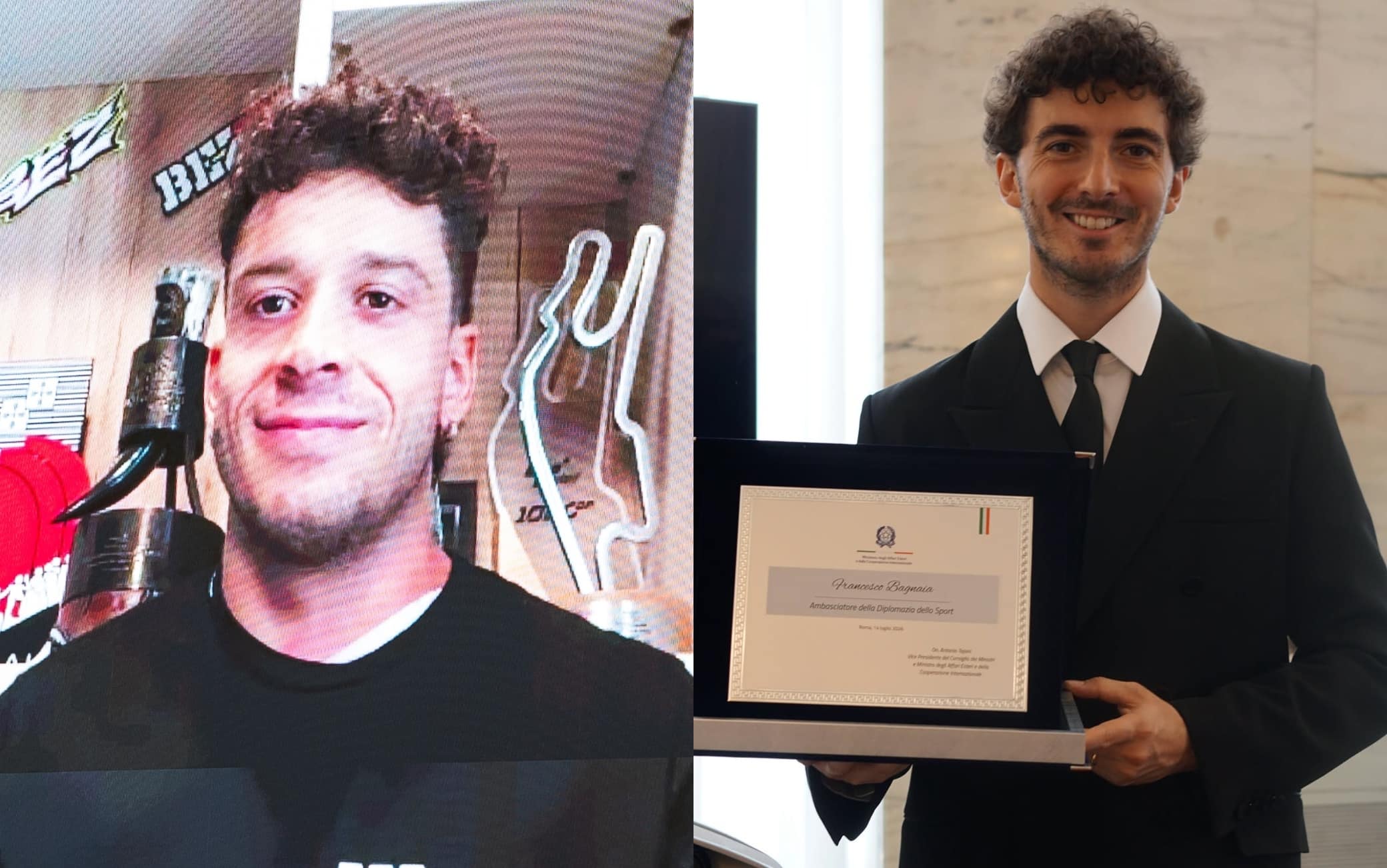 MotoGP, Bezzecchi e Bagnaia nominati Ambasciatori della Diplomazia dello Sport