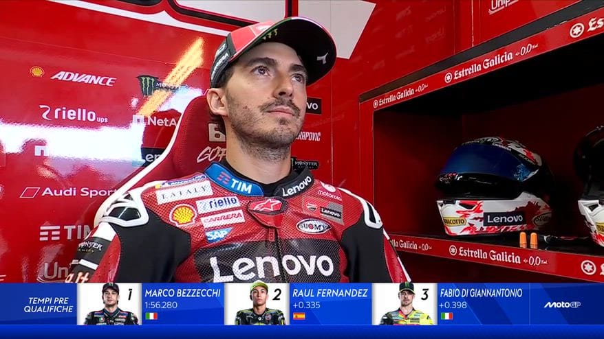 Bagnaia, venerdì difficile a Silverstone: il commento