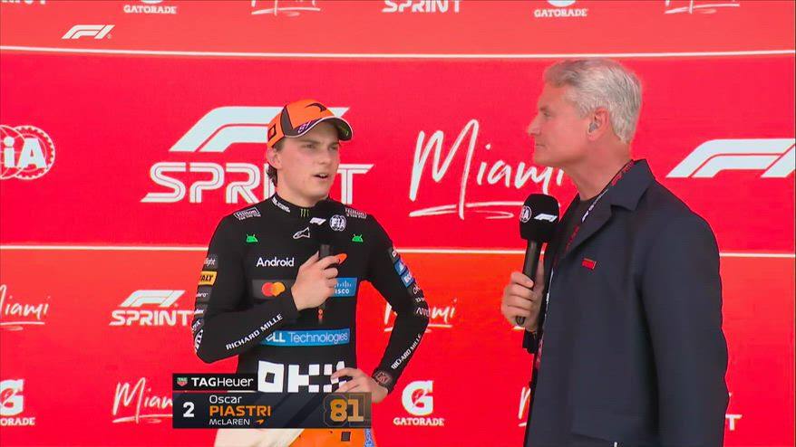 Piastri: "Speriamo di continuare così per tutto il weekend"