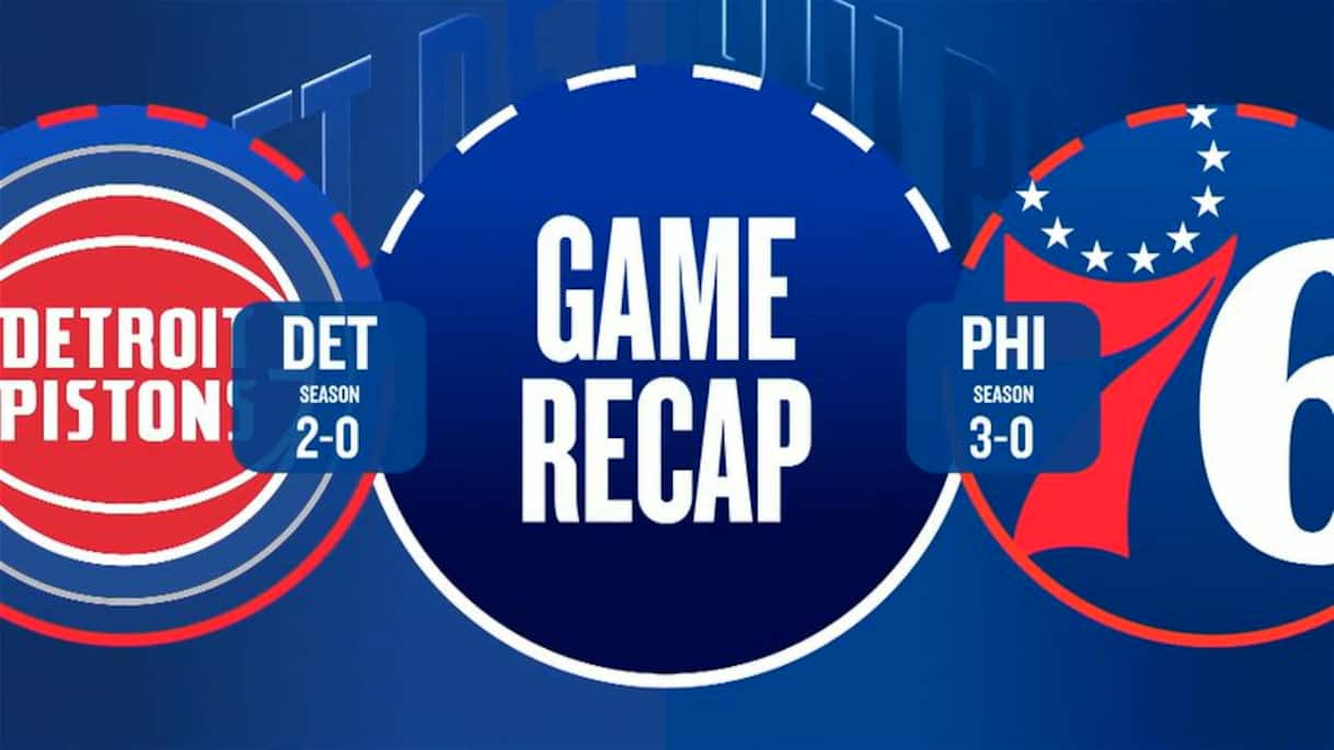 NBA, Philadelphia Detroit. Video Highlights | Video Sky
