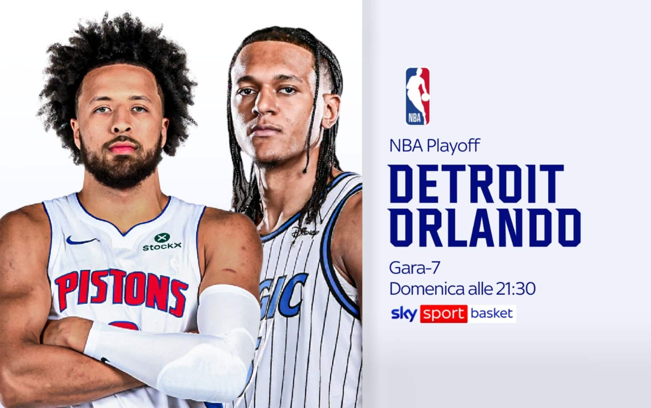 Playoff NBA, Detroit Pistons-Orlando Magic gara-7 alle 21.30 su Sky Sport Basket
