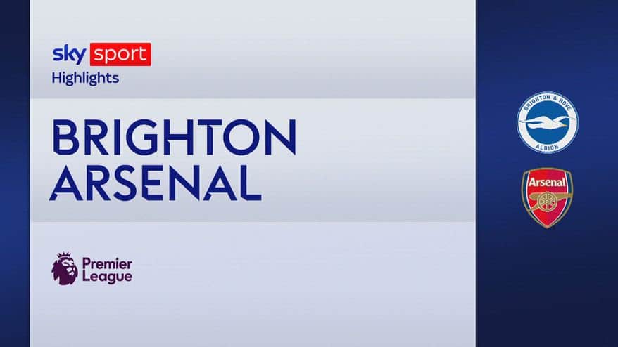 Brighton-Arsenal 0-1: gol e highlights