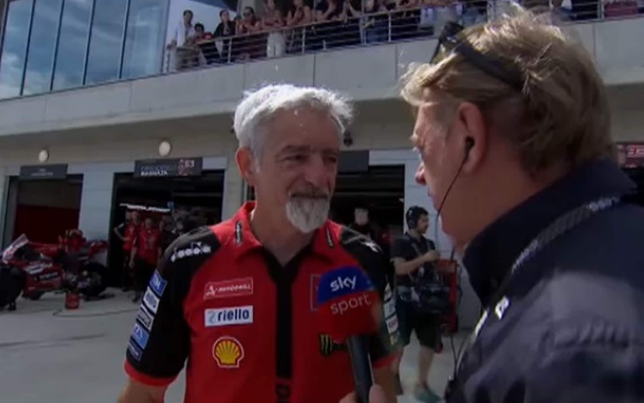 MotoGP in Ungheria, Dall'Igna (Ducati) dopo la Sprint: "Felice per Marquez, è un grande"