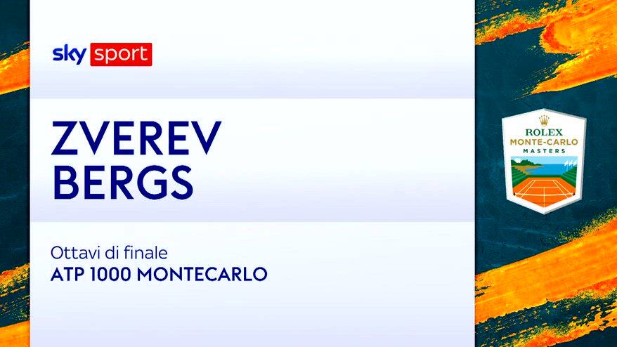 Zverev-Bergs: highlights Atp Monte-Carlo. VIDEO