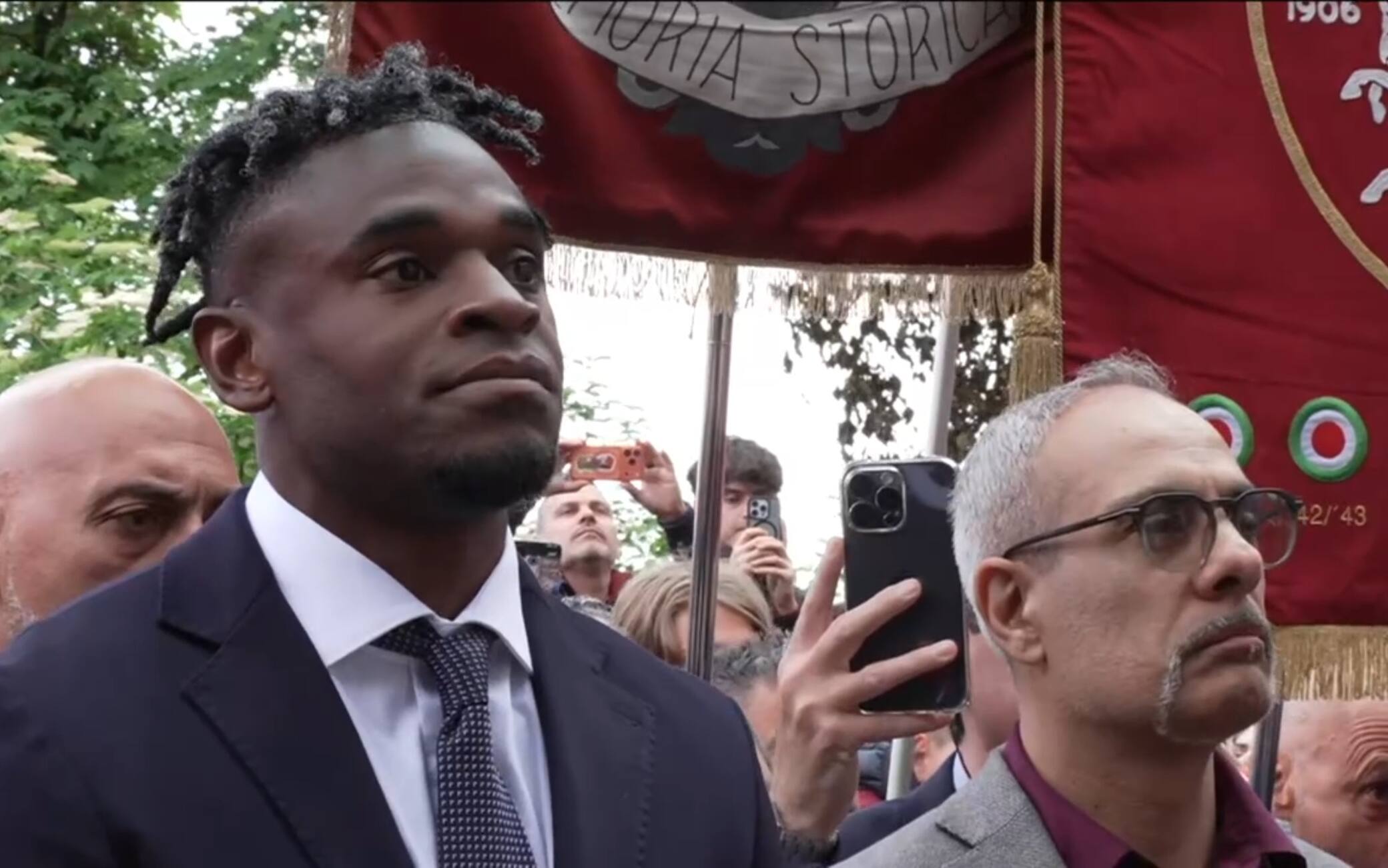 Grande Torino, Zapata legge i nomi a 77 anni dalla tragedia di Superga. VIDEO