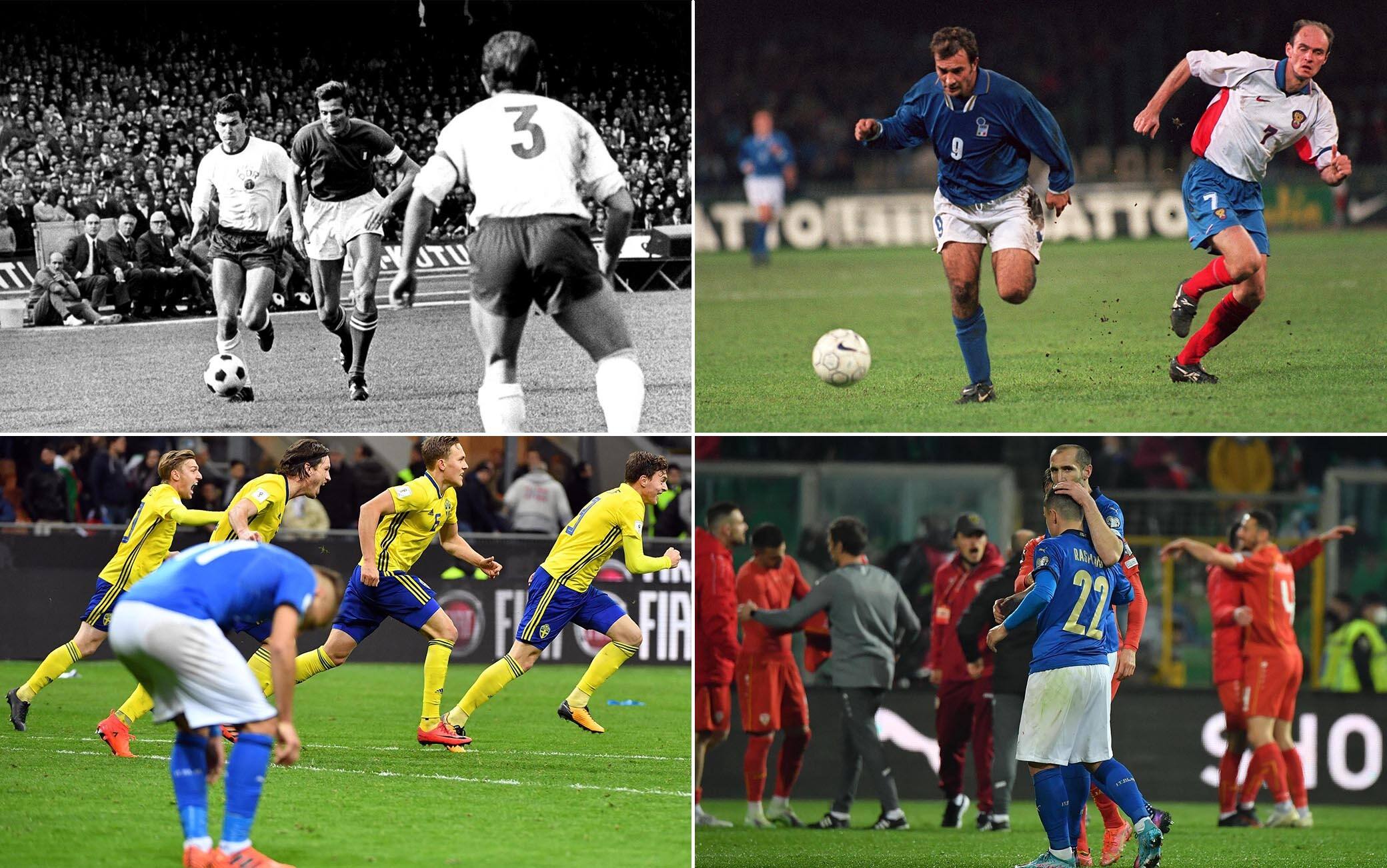 Italia, tutti i dentro o fuori nelle qualificazioni mondiali dal 1958 all'Irlanda del Nord