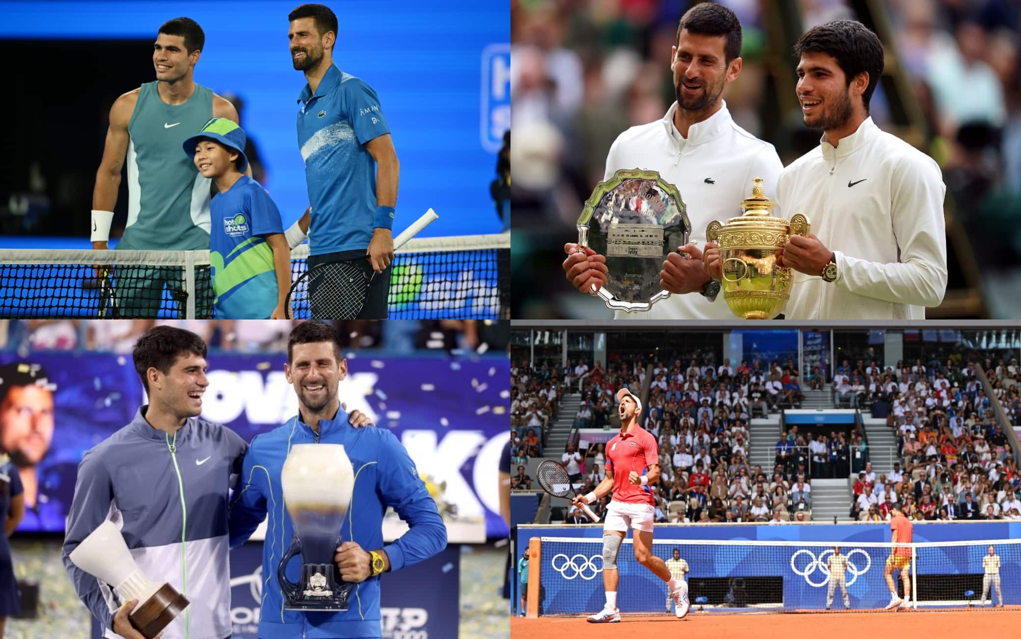 Djokovic-Alcaraz, tutti i precedenti dal 2022 a oggi
