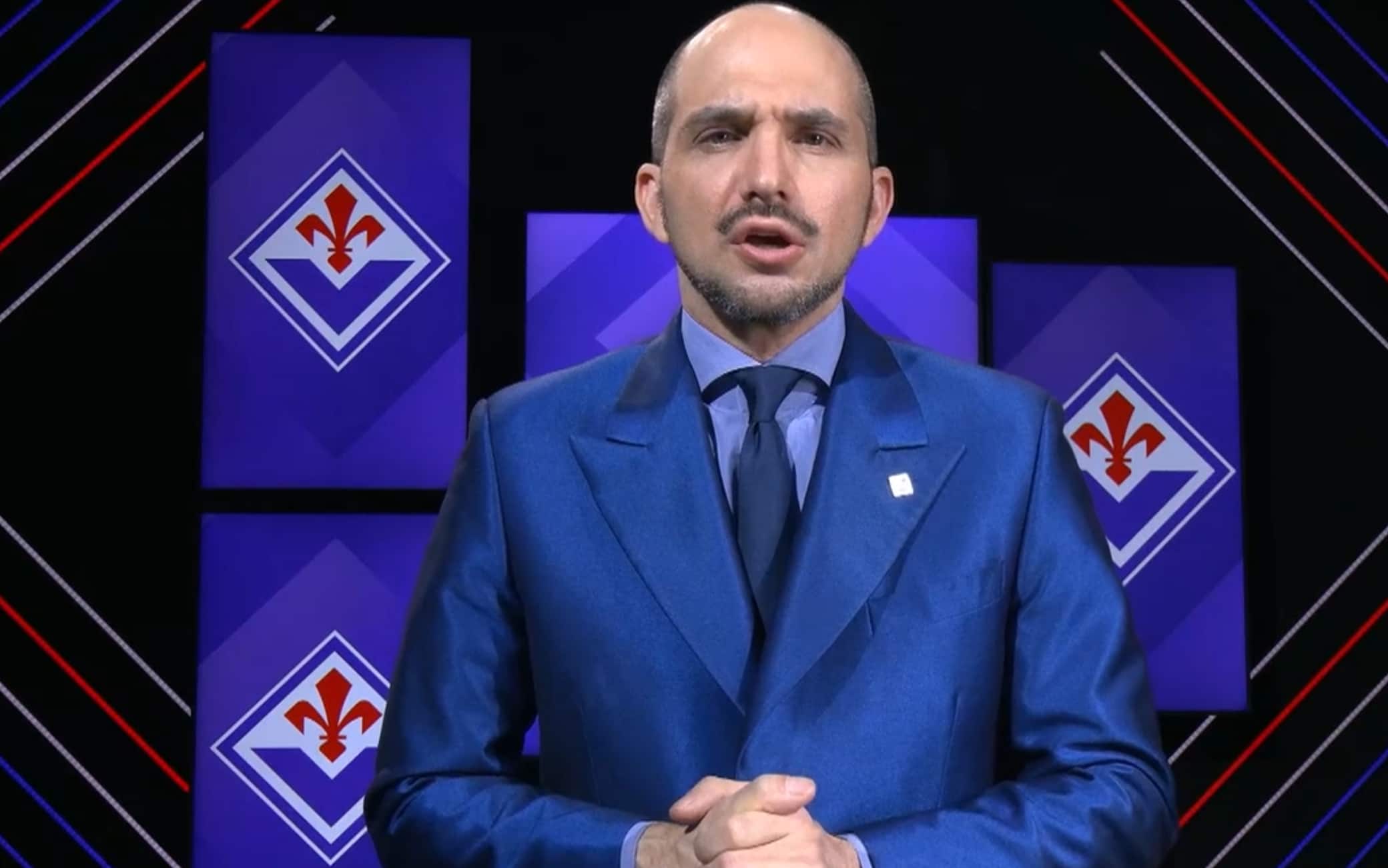 Fiorentina, il primo discorso da presidente di Commisso Jr. VIDEO