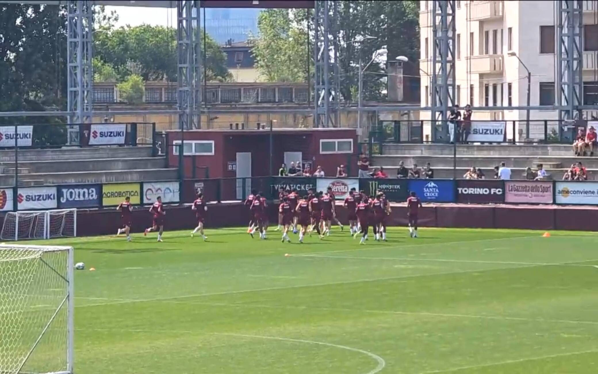 Torino, oltre mille tifosi al Fila per allenamento pre-derby