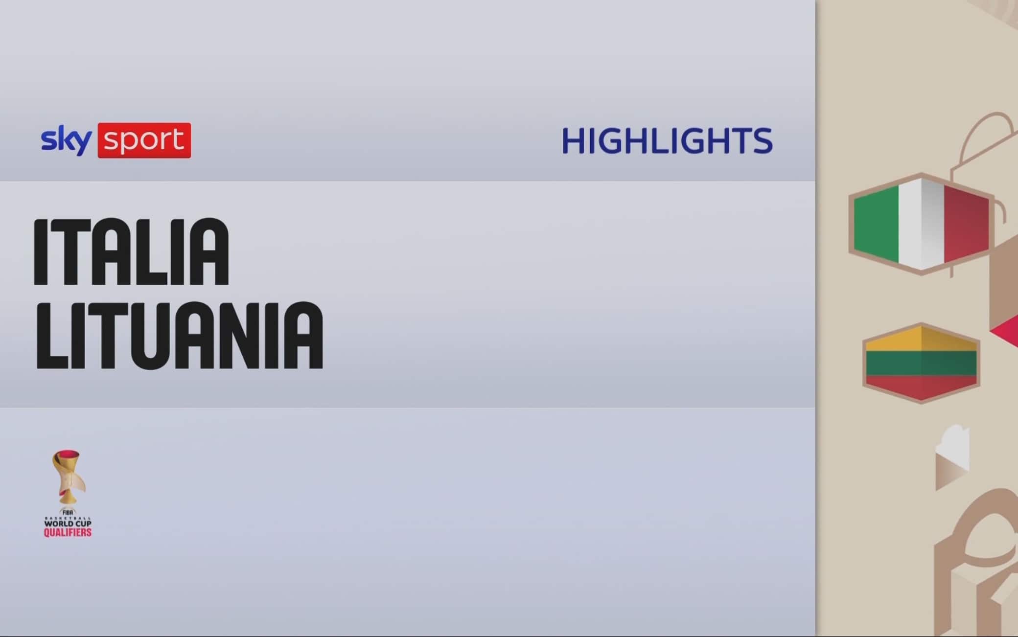 Qualificazioni Mondiali Basket, Italia-Lituania 87-84: gli highlights 