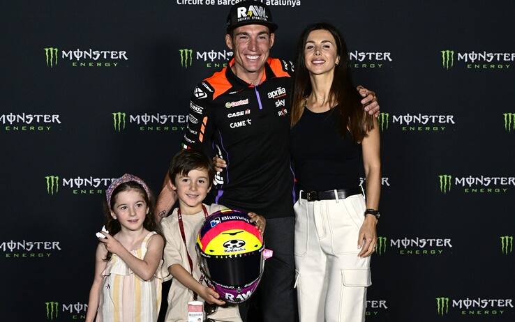 Aleix Espargaró e la sua famiglia