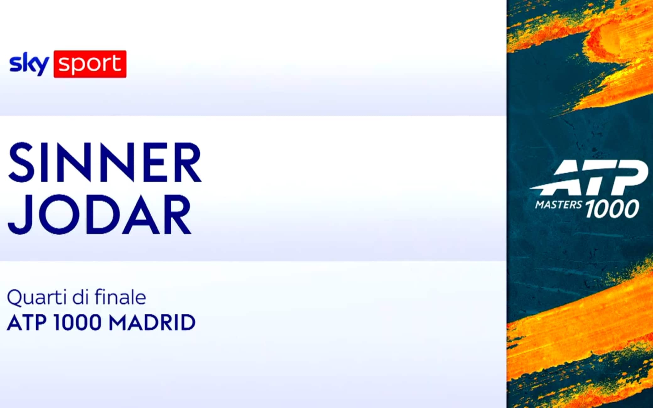 Sinner-Jodar: highlights Atp Madrid