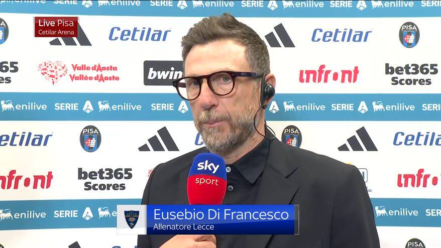 Di Francesco: "Nel secondo tempo la squadra mi è piaciuta"