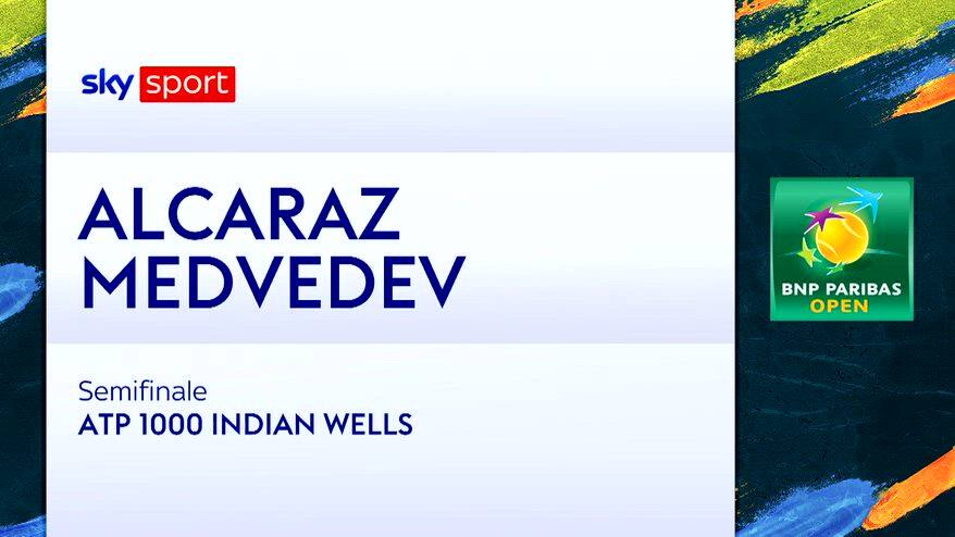 Alcaraz-Medvedev: highlights Atp Indian Wells. VIDEO