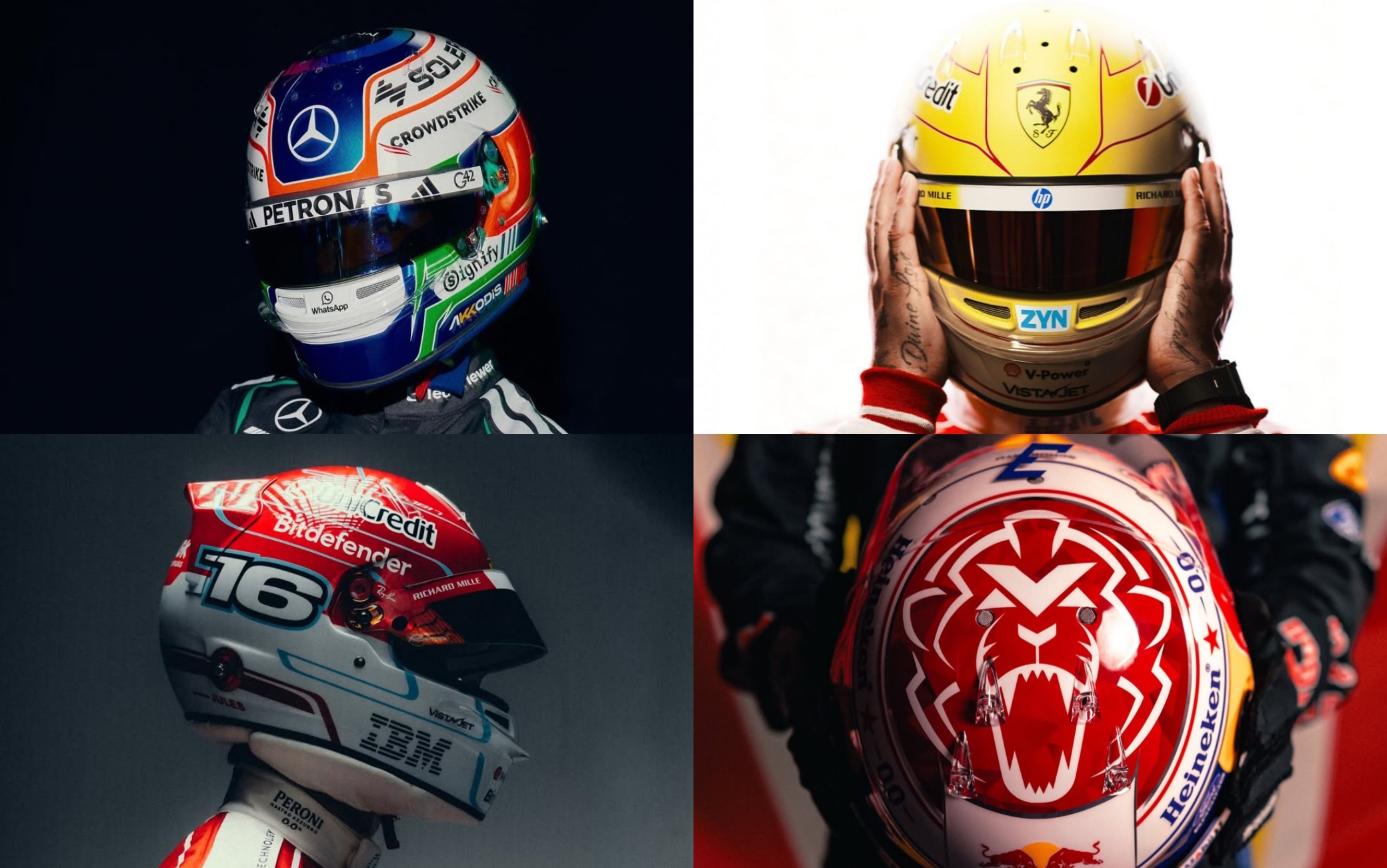 F1 2026 Tutti I Caschi Dei Piloti Per Il Mondiale Foto Sky Sport F1 2026 Tutti I Caschi Dei Piloti Per Il Mondiale Foto Sky Sport