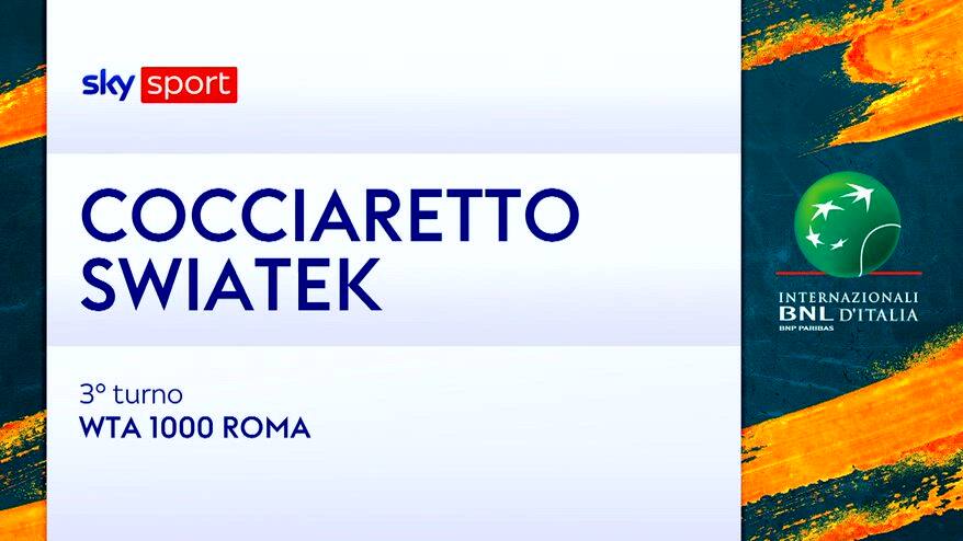 Cocciaretto-Swiatek: highlights Wta Roma. VIDEO