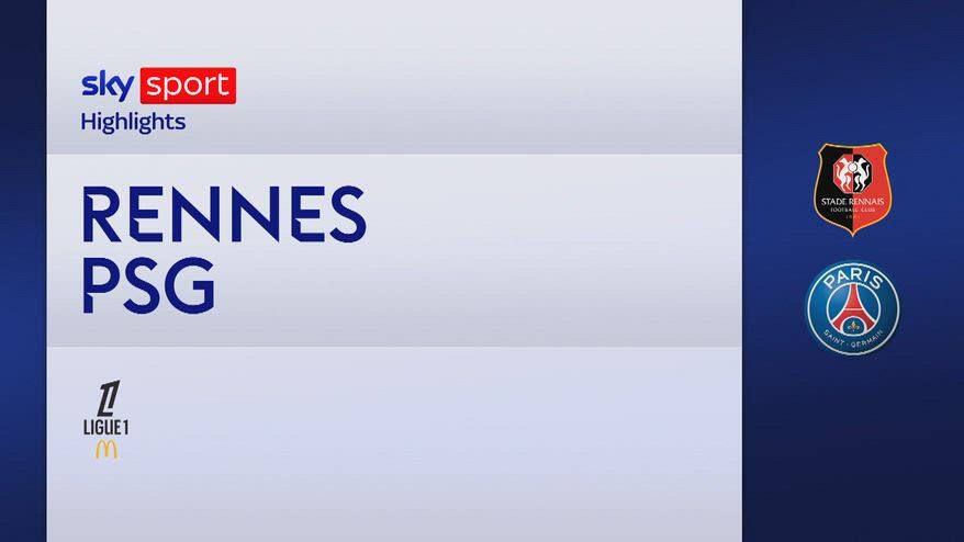 Rennes-Psg 3-1: gol e highlights