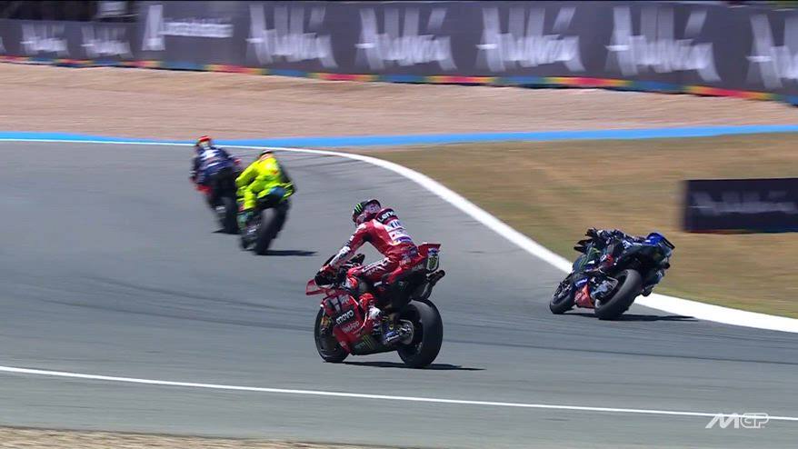 bagnaia problema ducati gara jerez  freno news