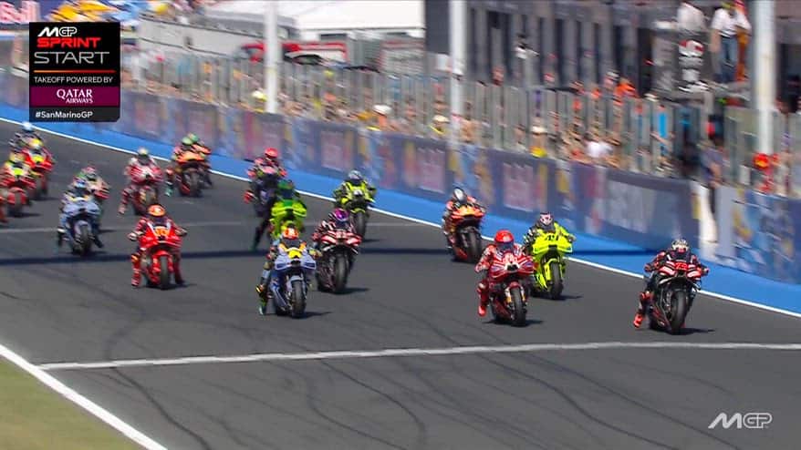 Gp Misano, la partenza della Sprint Race