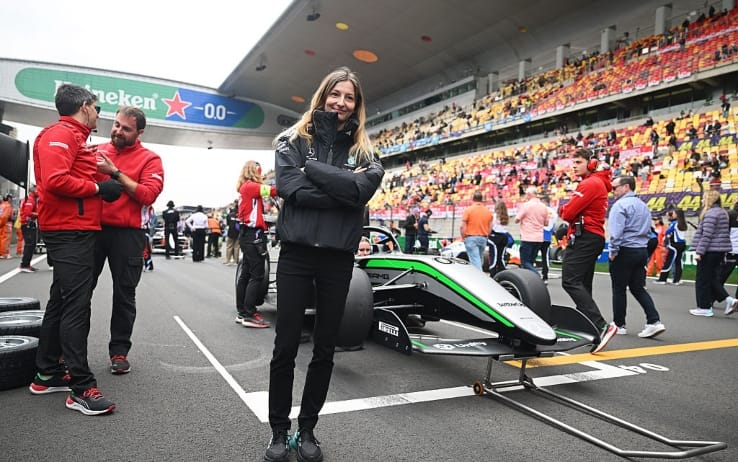 Doriane Pin ai test Mercedes: "Esperienza irreale"