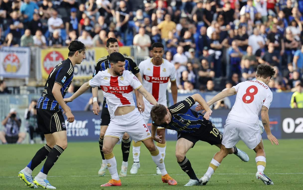 Azione di gioco Pisa Genoa