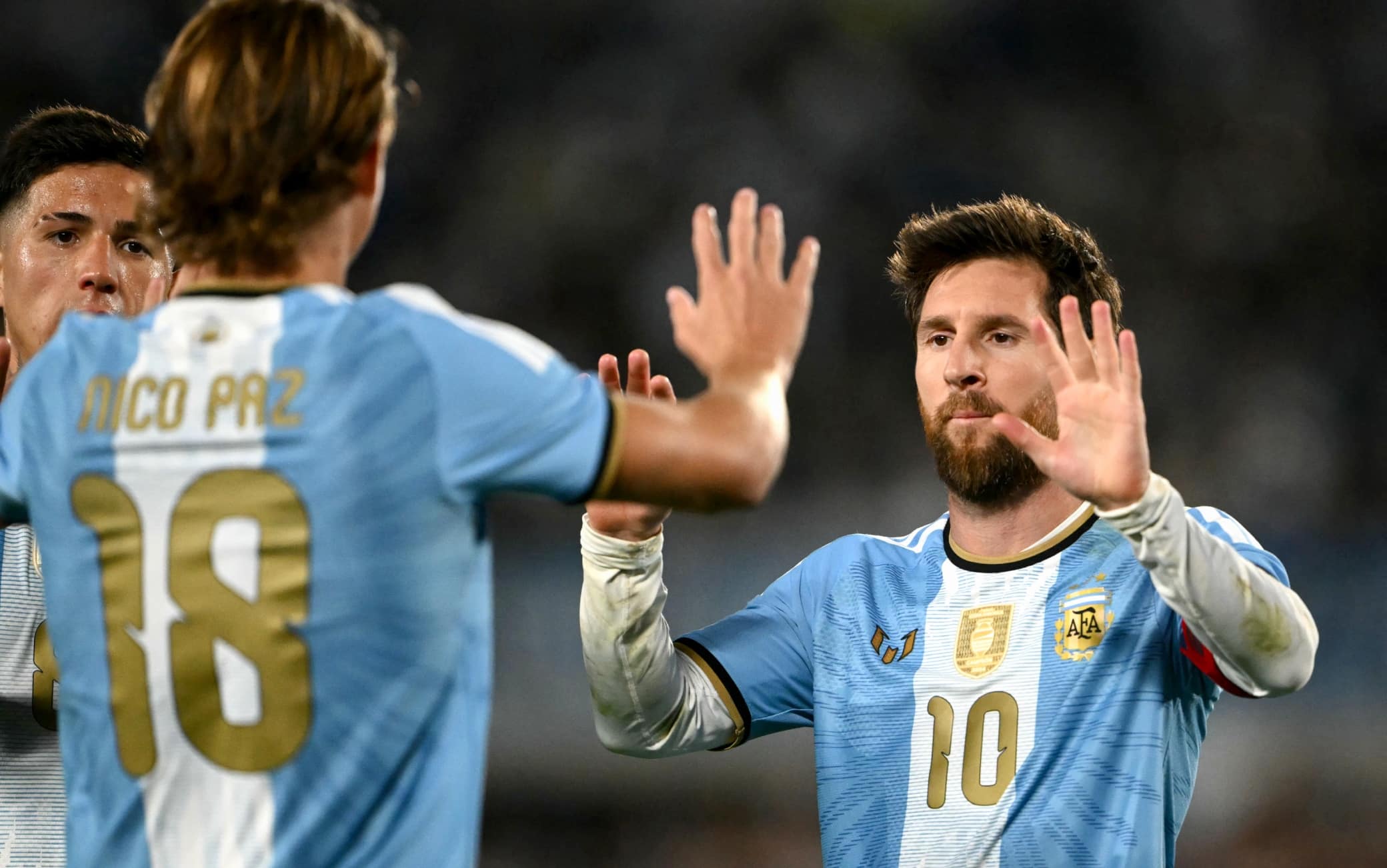 Argentina-Benin, Nico Paz gol alla Messi nell'ultima partita di Leo