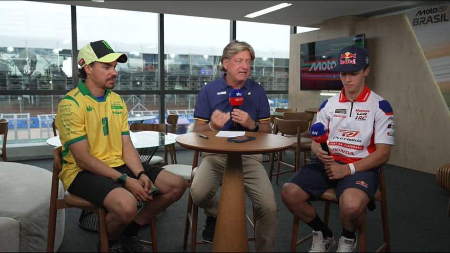 MotoGP in Brasile, intervista doppia a Morbidelli e Moreira