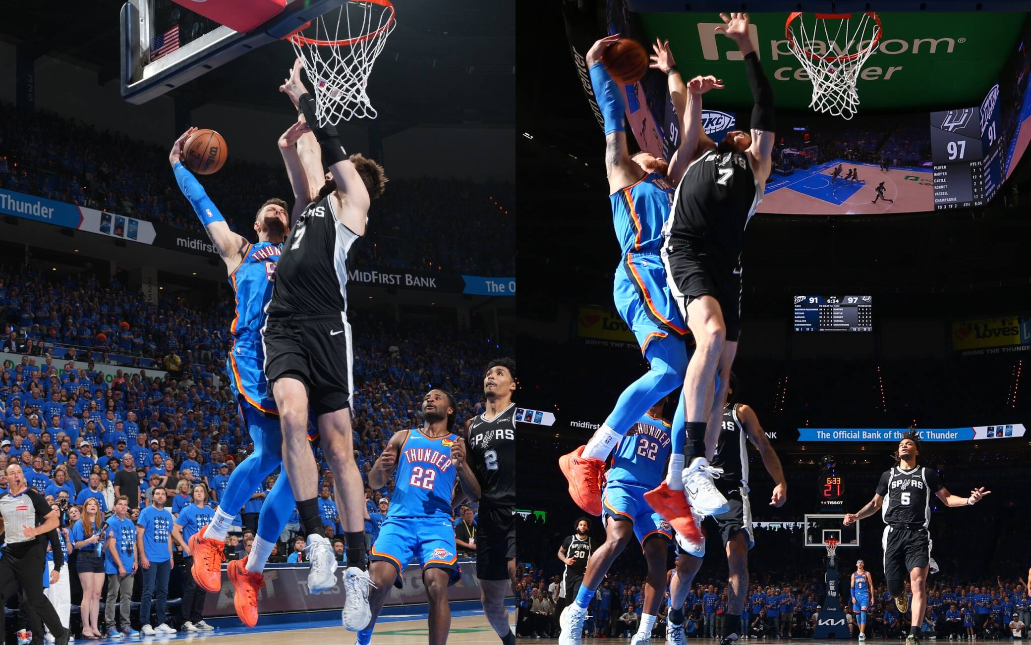 NBA, Kornet sembra LeBron su Iguodala e stoppa Hartenstein: la giocata che decide gara-7