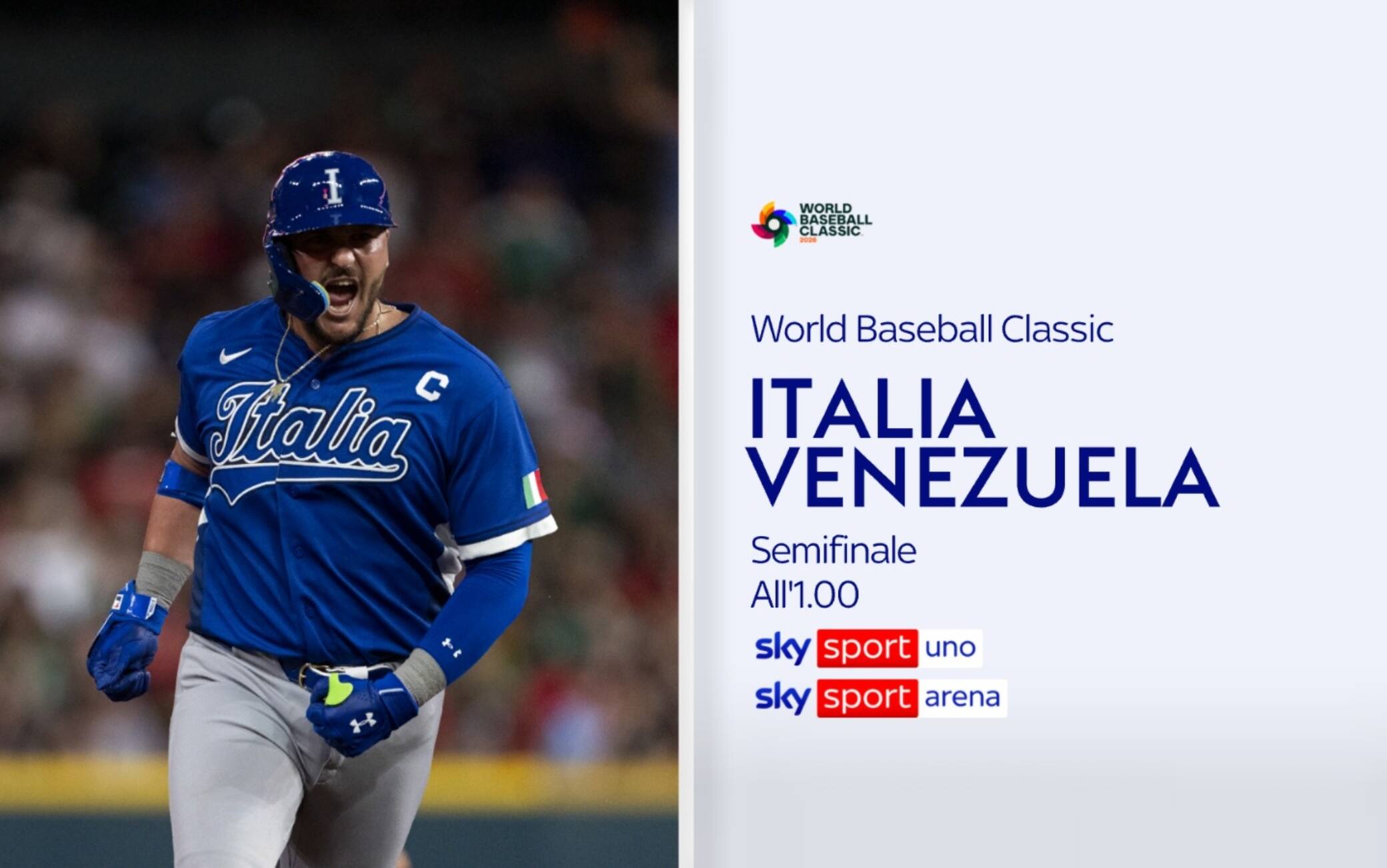 Baseball, Italia Venezuela: dove vedere la semifinale WBC in tv e streaming 