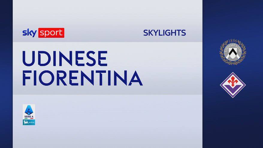 Udinese-Fiorentina 3-0: gol e highlights