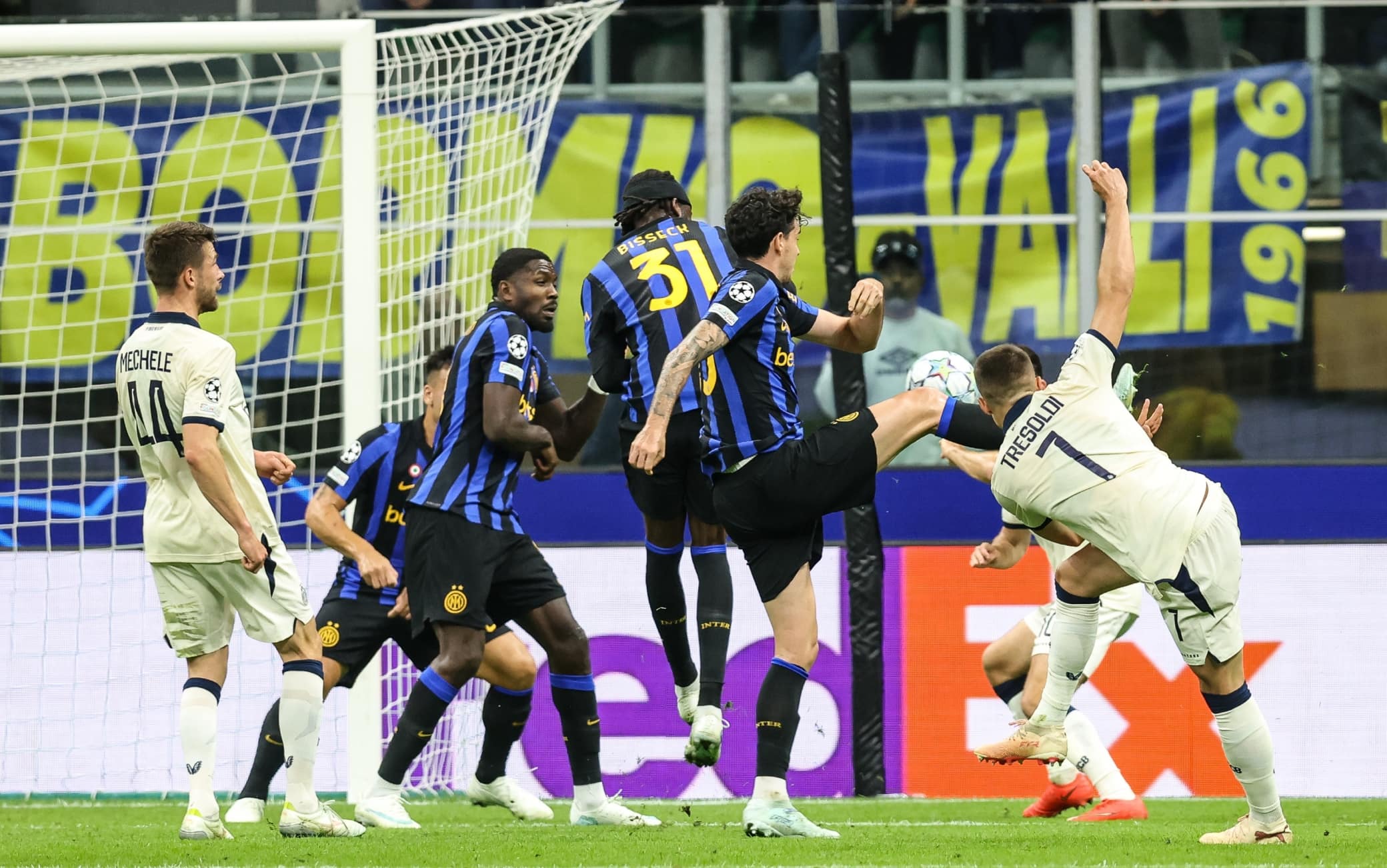 Il primo tempo di Inter-Bruges