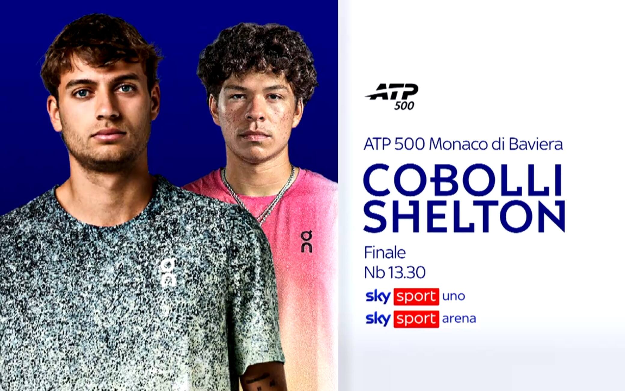 Cobolli-Shelton all'Atp Monaco di Baviera, dove vedere in tv e streaming