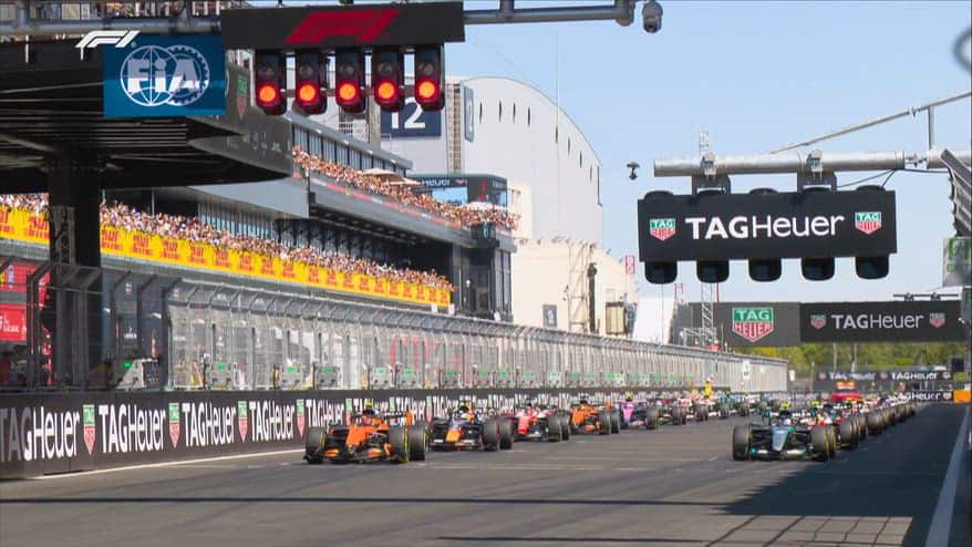 F1, GP Spagna: la partenza e il primo giro a Madrid