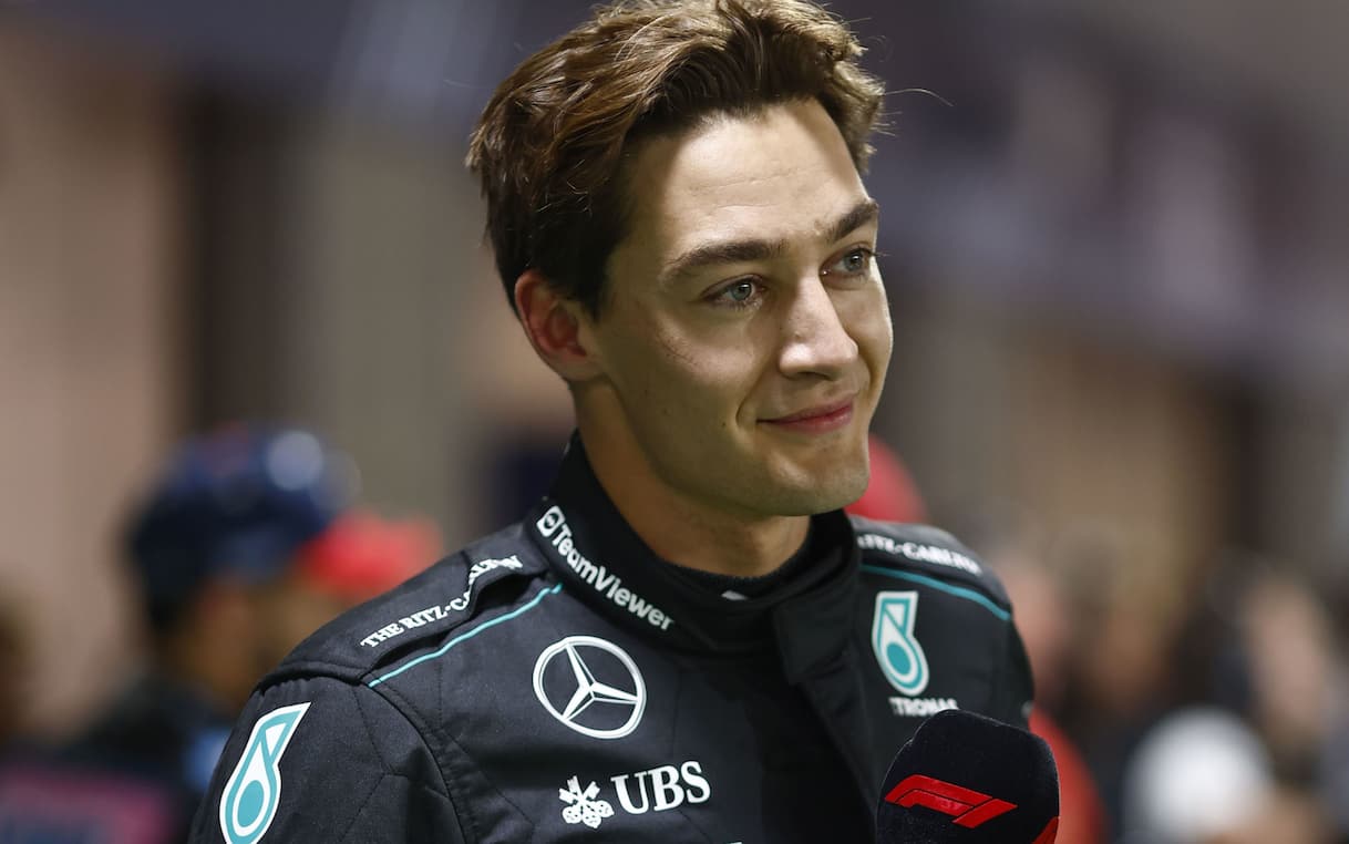Russell dopo la pole a Las Vegas 2024: ' | Sky Sport