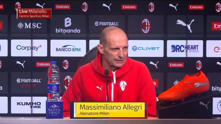 Allegri: "Saelemaekers non ci sarà, Pulisic vediamo"