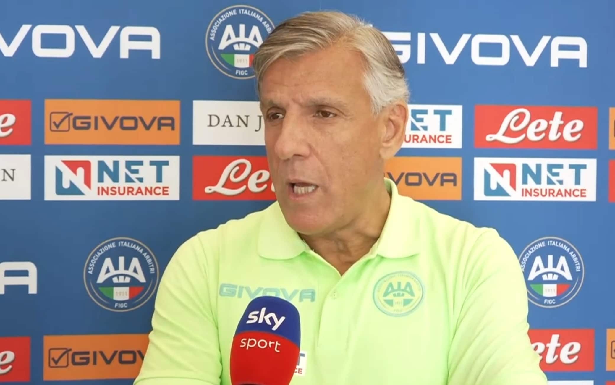Arbitri, l’appello di Messina (Aia): "Lasciarli lavorare. Ai club chiedo rispetto"