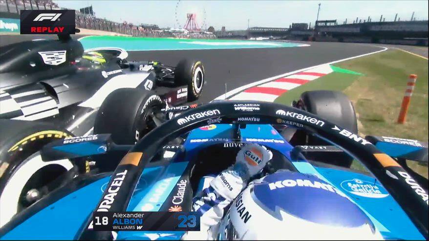 Albon e Perez, contatto nelle FP1: "Non so se mi ha visto"