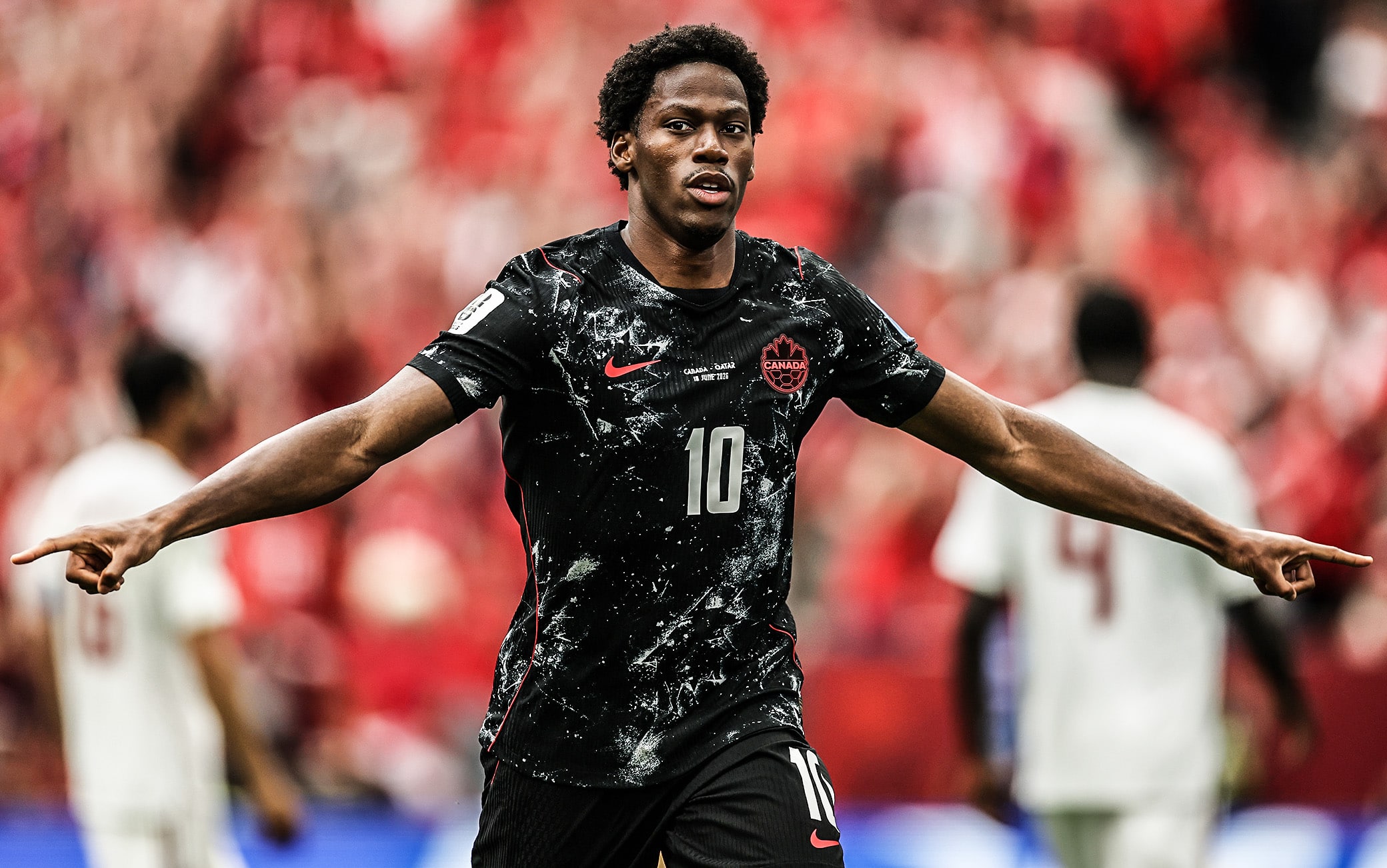 Canada-Qatar 6-0: tre gol di David, l'infortunio a Koné (Sassuolo) rovina la festa