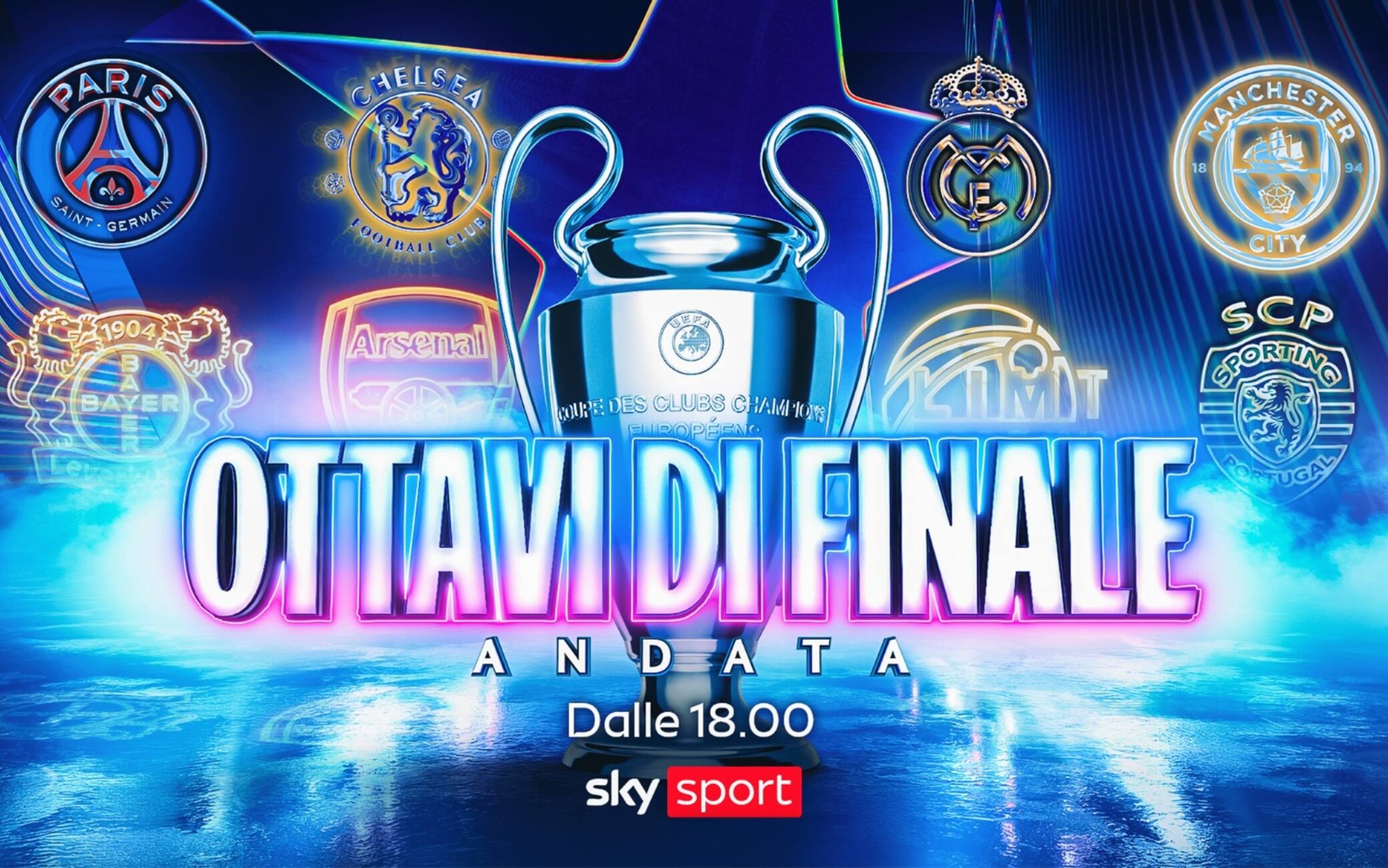 Champions League, il calendario e gli orari delle partite degli ottavi